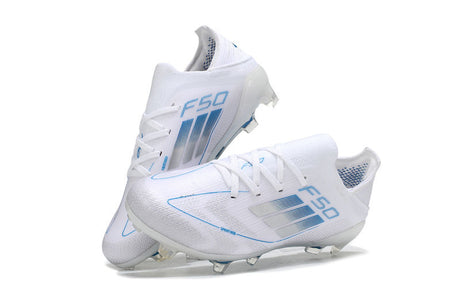 Adidas F50 Bambino FG - White/Blue
