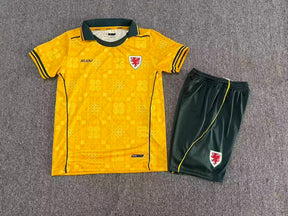 WALES 2026 AWAY KIT KIDS - Yellow