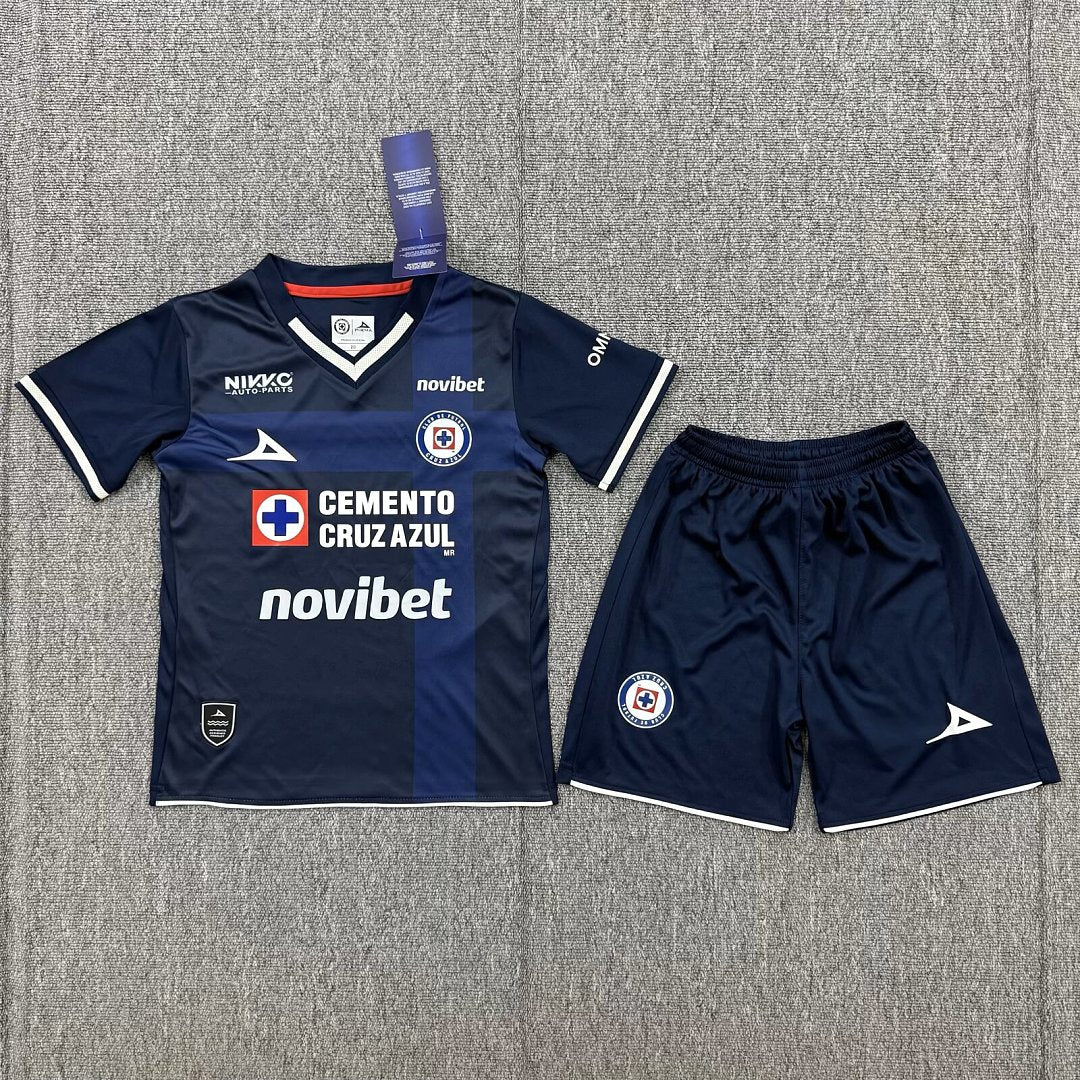 CRUZ AZUL 2026/27 THIRD KIT KIDS - Navy