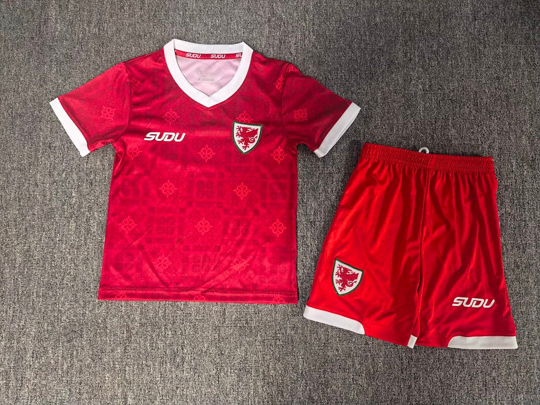 WALES 2026 HOME KIT KIDS - Red