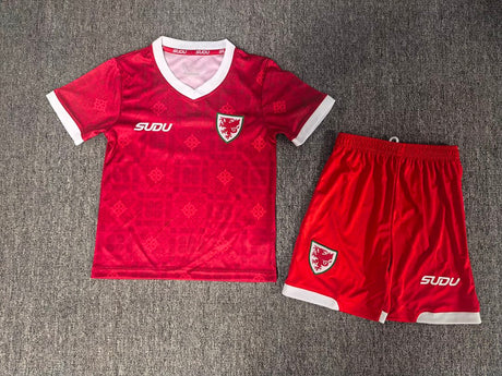 WALES 2026 THUIS TENUE KINDEREN - Rood