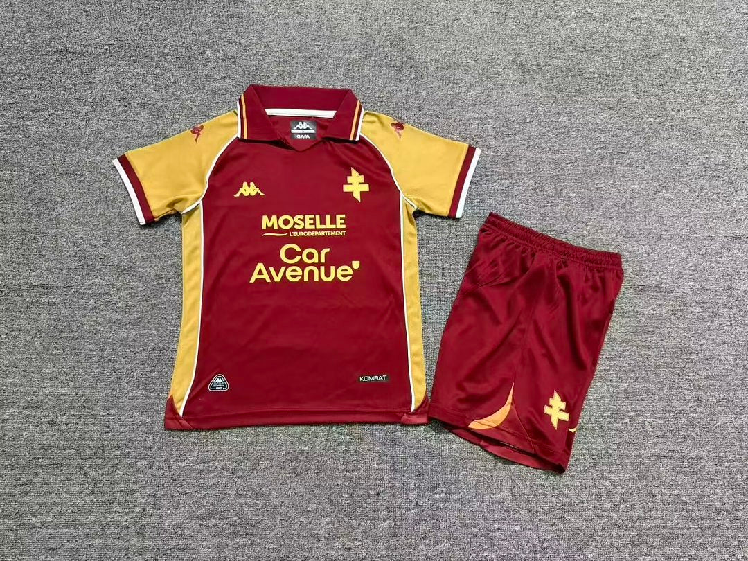 METZ 2026/27 HOME KIT KIDS - Burgundy