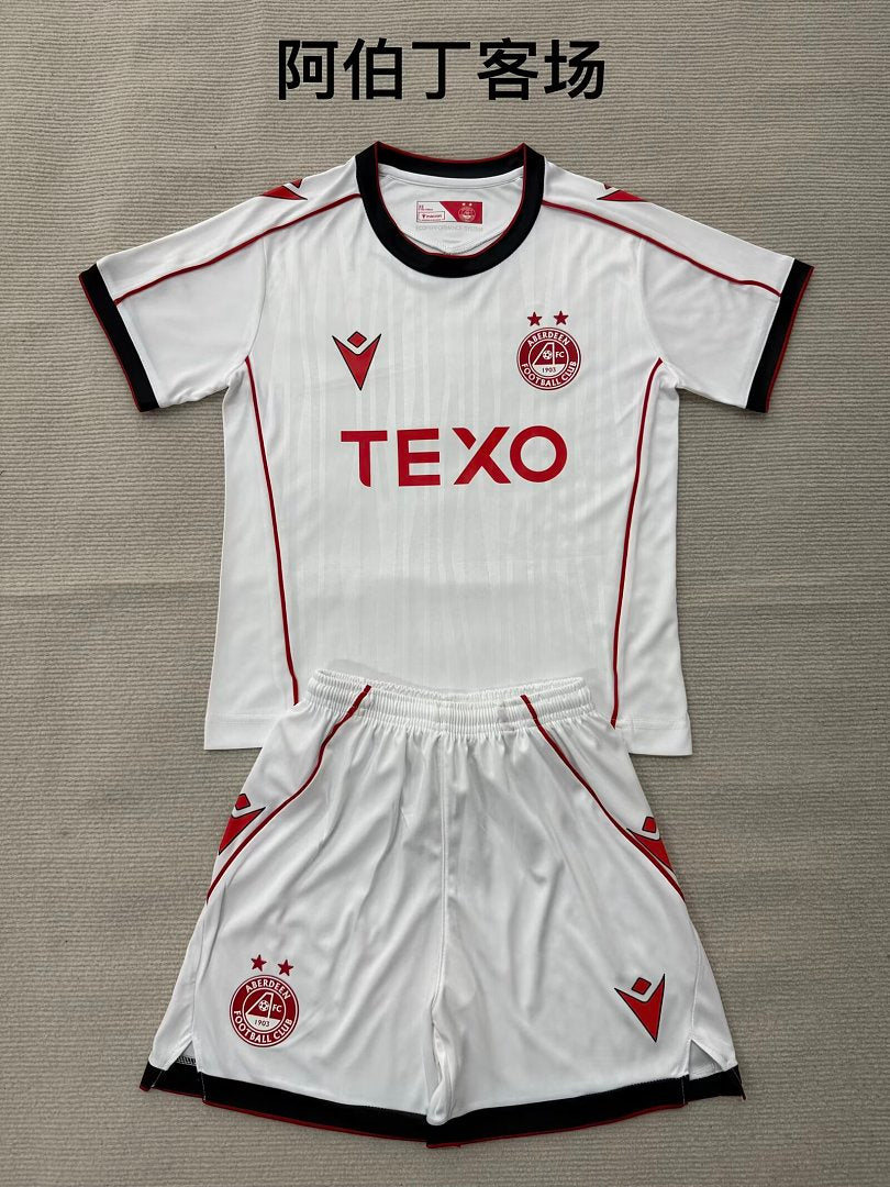 ABERDEEN 2026/27 AWAY KIT KIDS - White