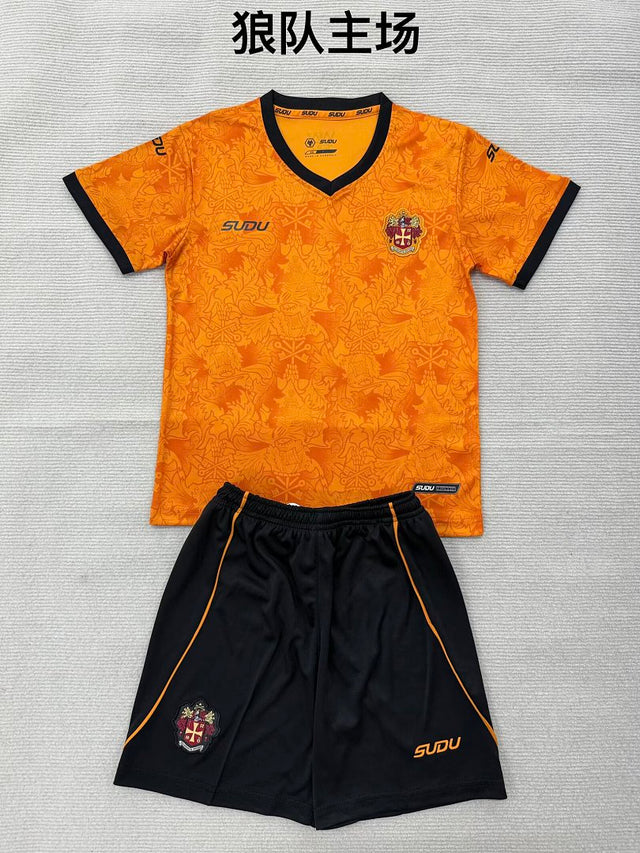 WOLVERHAMPTON WANDERERS 2026/27 HOME KIT KIDS - Orange