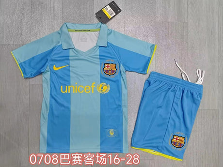BARCELONA 2007/08 طقم ريترو للأطفال - الاحتياطي