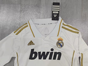 REAL MADRID 2011/12 RETRO KIT KIDS - Home Long Sleeve