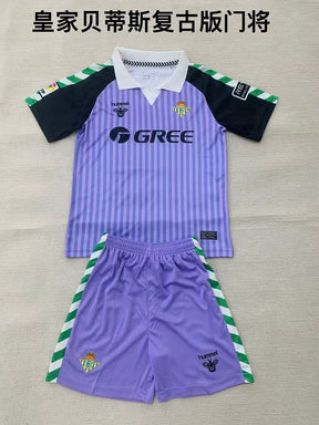REAL BETIS 2026/27 RETRO EDITION KIT KIDS - Purple