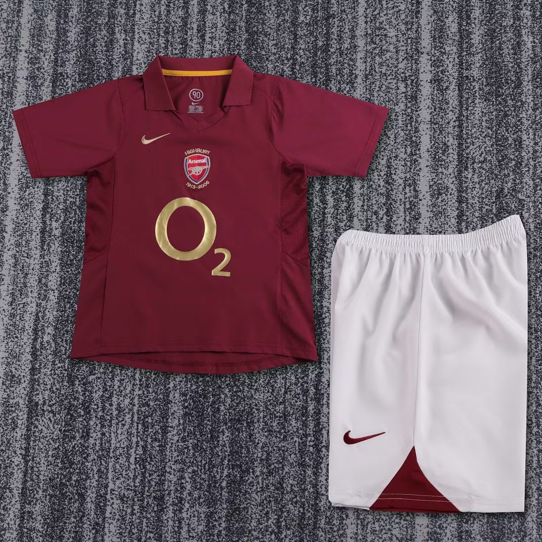 ARSENAL 2005/06 RETRO KIT KIDS - Home