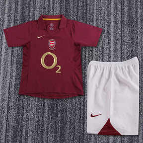 ARSENAL 2005/06 RETRO KIT KIDS - Home