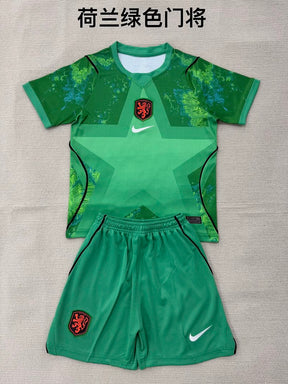 NETHERLANDS 2026 GOALKEEPER KIT KIDS - Green