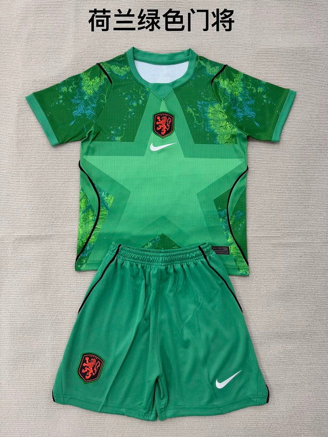 NETHERLANDS 2026 GOALKEEPER KIT KIDS - Green