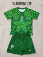 BRAZIL 2026 GOALKEEPER KIT KIDS - Green