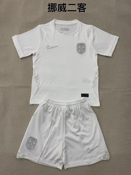 NORVÈGE 2026 TROISIÈME KIT ENFANT - Blanc