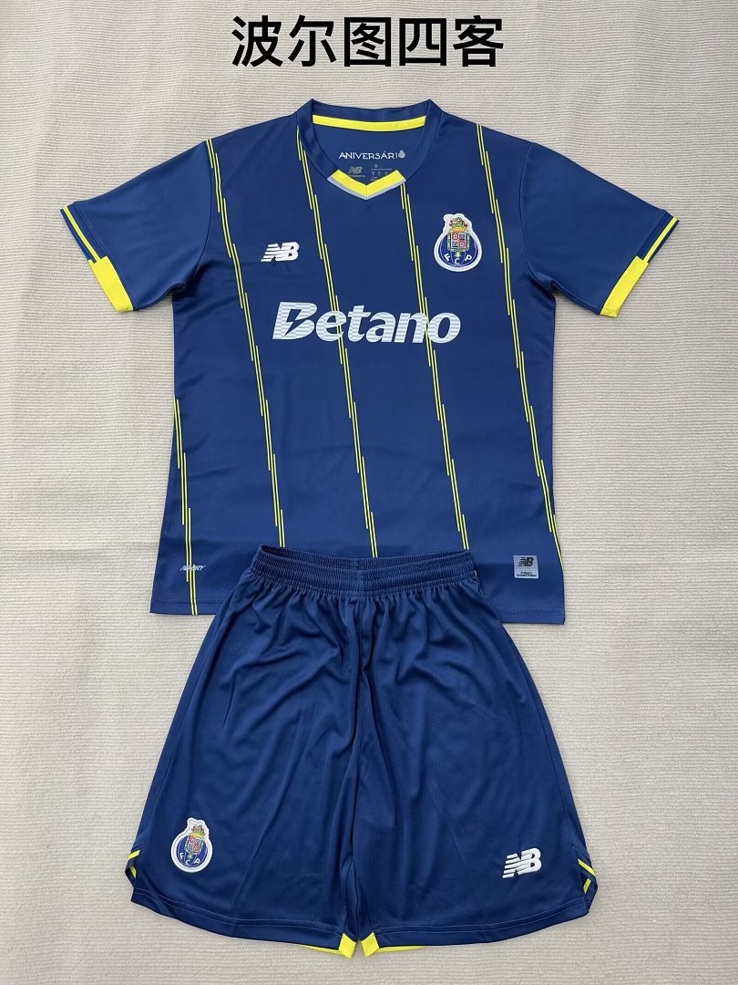 PORTO 2026/27 FOURTH KIT KIDS - Navy