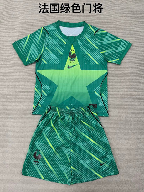 FRANCE 2026 GOALKEEPER KIT KIDS - Green