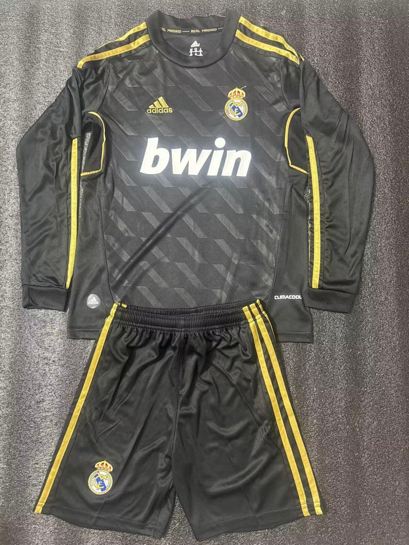 REAL MADRID 2011/12 RETRO KIT KIDS - Away Long Sleeve