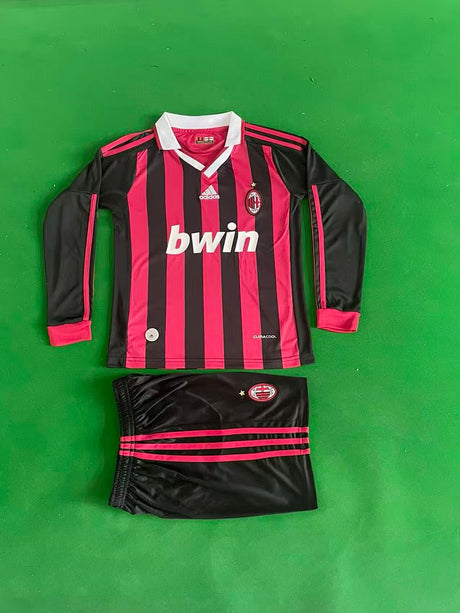 MILAN 2009/10 KIT RÉTRO ENFANT - Domicile Manches Longues