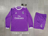 REAL MADRID 2016/17 RETRO KIT KIDS - Away Long Sleeve