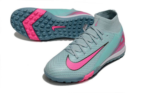 Nike Mercurial Superfly 10 Elite Børn TF - Teal/Pink