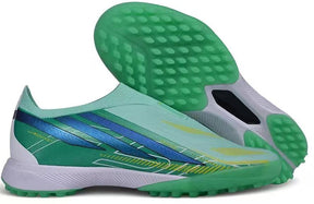 Adidas F50 Elite Laceless Kids TF - Green/Blue