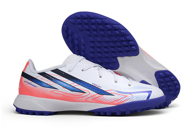 Adidas F50 Hyperfast Club Kids TF - White/Navy/Red