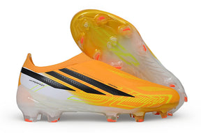 Adidas F50 Elite Laceless Kids FG - Orange/Yellow