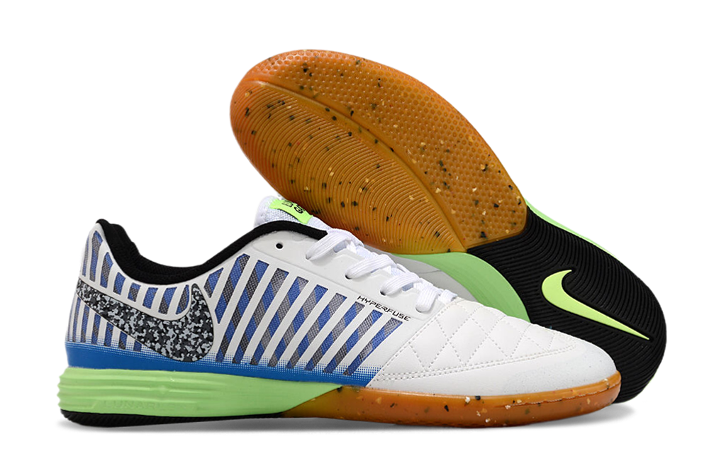 Nike Lunar Gato II - Hvid/Blå Striber