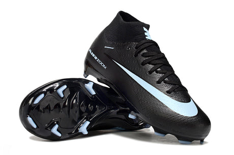 Nike Mercurial Superfly 9 Elite Bambino FG - Nero/Azzurro