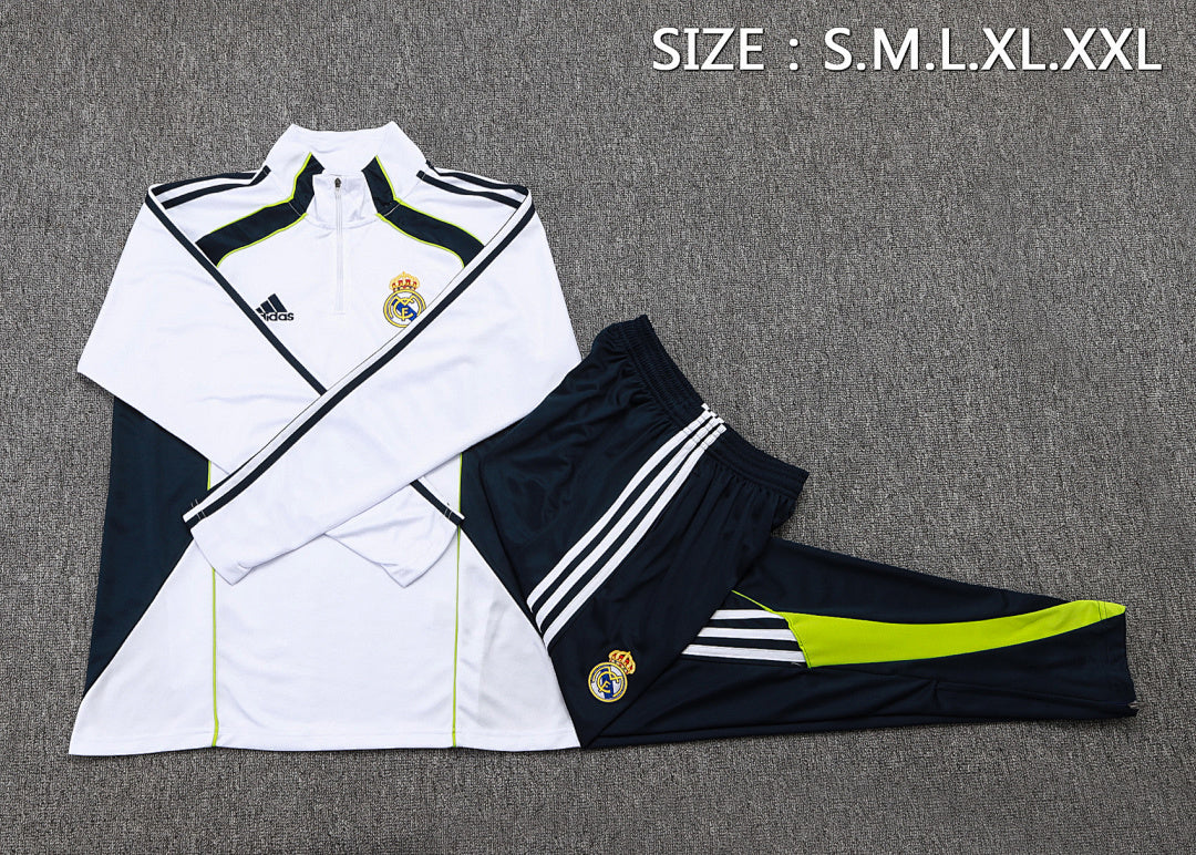 Real Madrid 2025/26 Training Suit - White/Navy