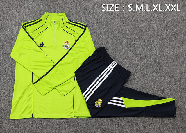 Real Madrid 2025/26 Training Suit - Lime Green