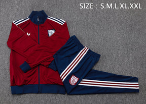 Arsenal 2025/26 Tracksuit - Burgundy/Blue