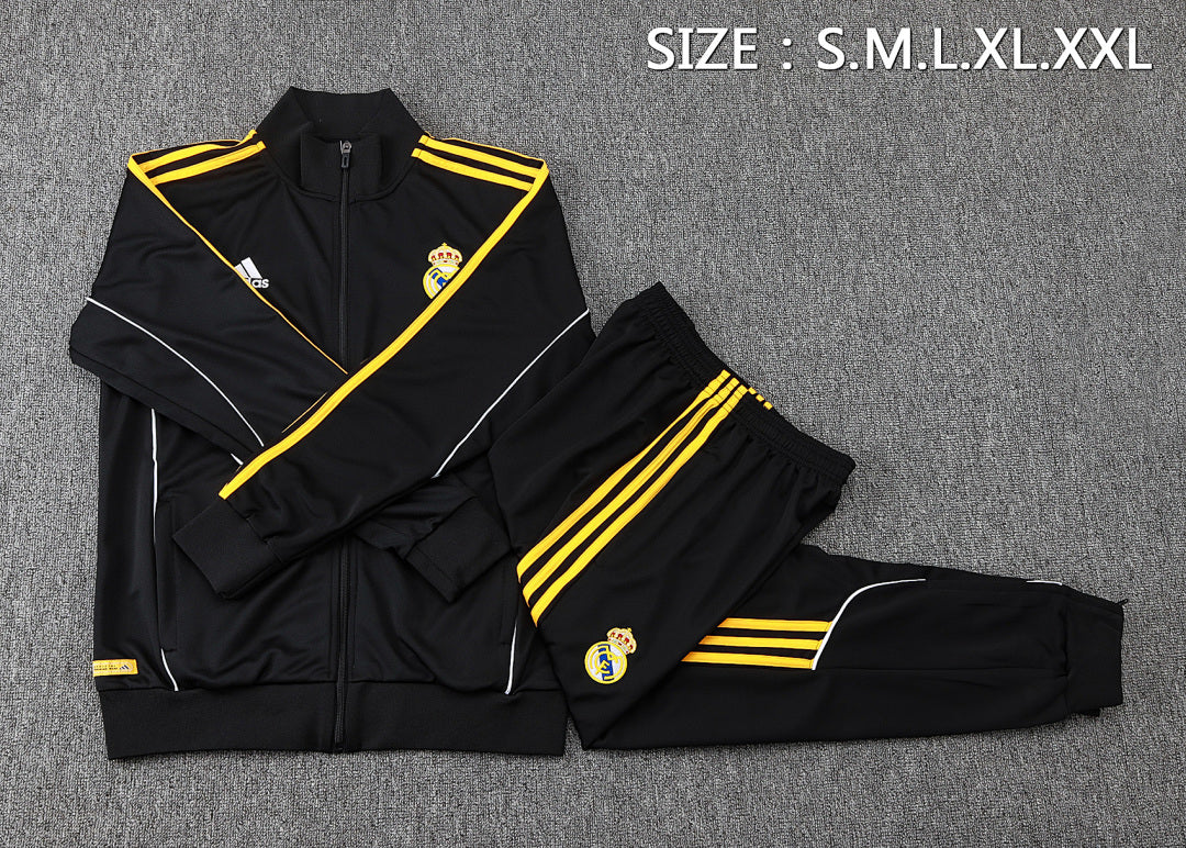 Real Madrid 2025/26 Tracksuit - Black