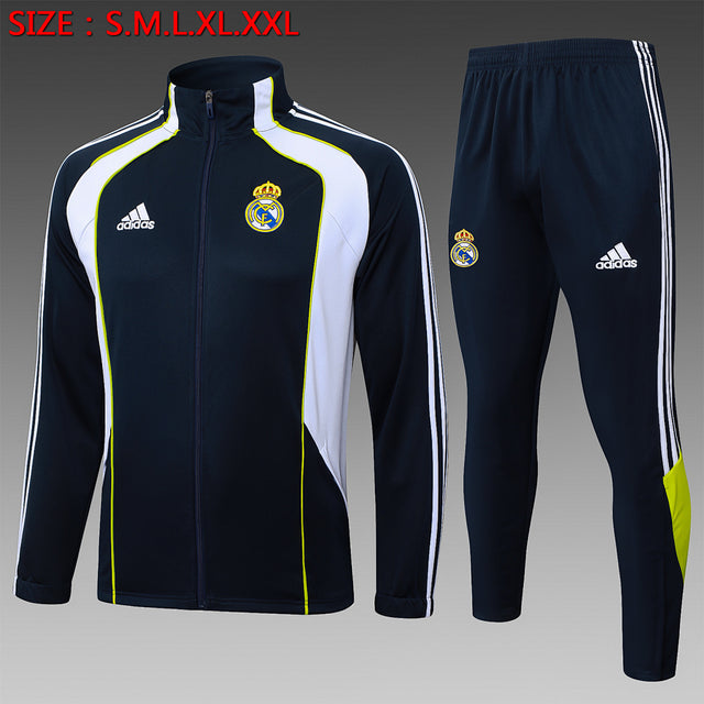 Real Madrid 2025/26 Tracksuit - Navy/White