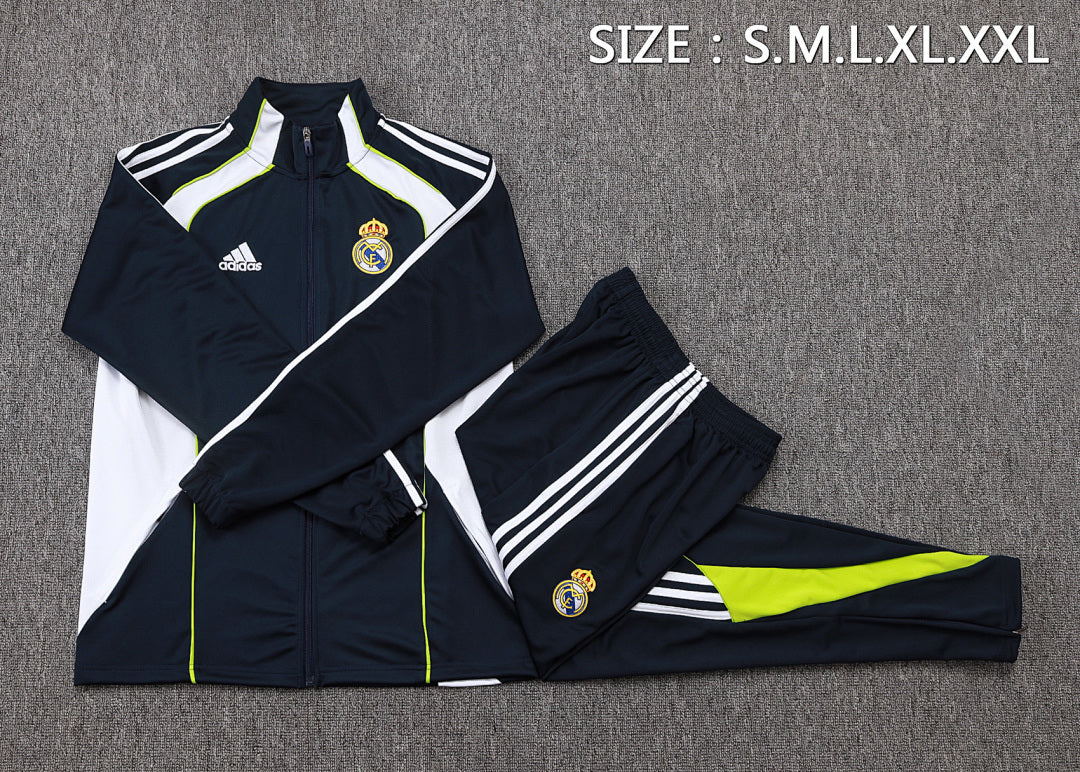 Real Madrid 2025/26 Tracksuit - Navy/White