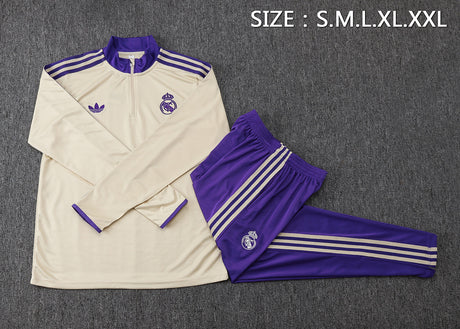 Real Madrid 2025/26 Training Suit - Beige