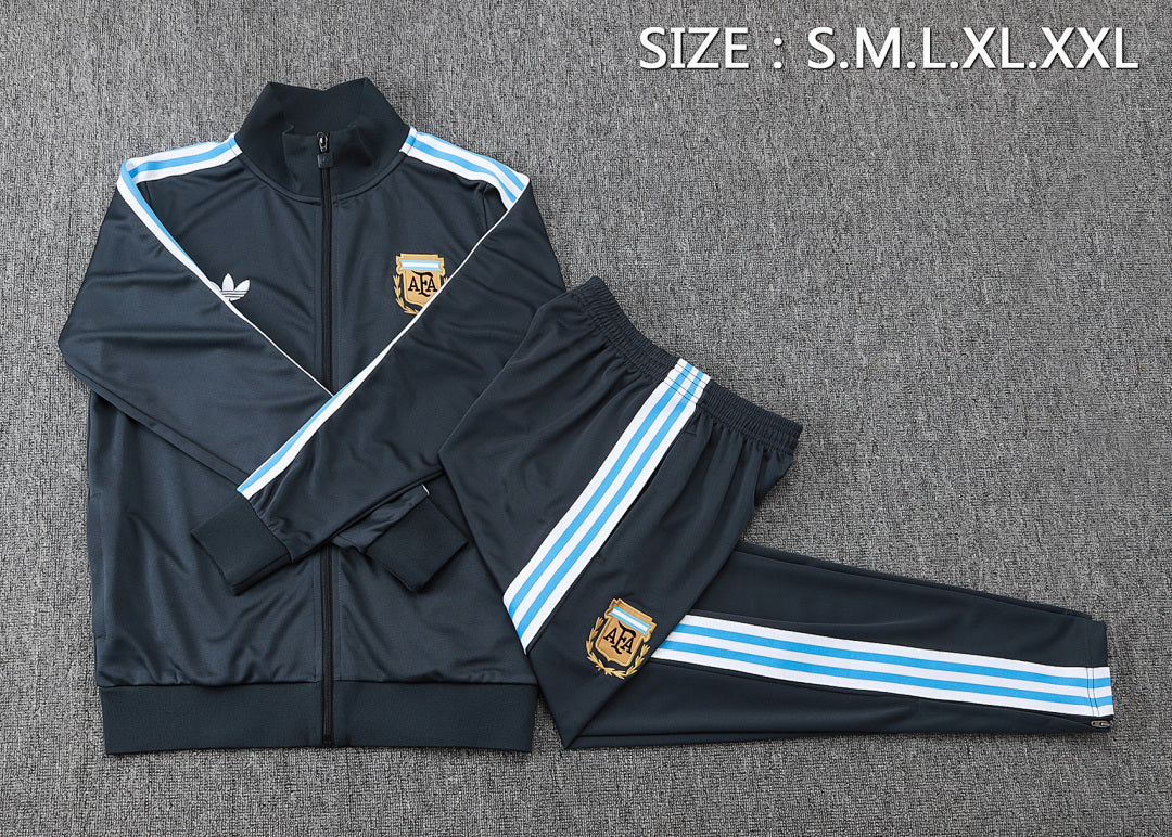 Argentina 2025/26 Tracksuit - Dark Grey