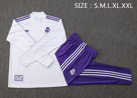 Real Madrid 2025/26 Completo allenamento - Bianco