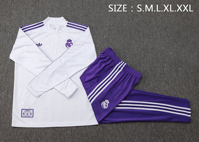 Real Madrid 2025/26 Training Suit - White