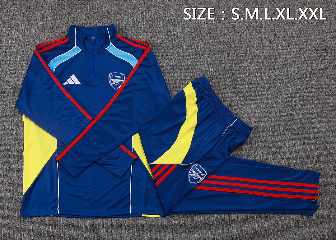 Arsenal 2025/26 Training Suit - Blue/Yellow