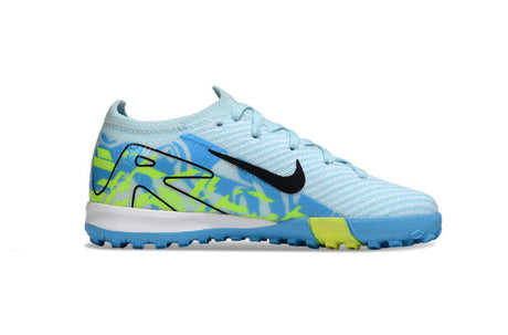Nike Mercurial Vapor 16 Elite Enfant TF - Light Blue/Volt Graphic