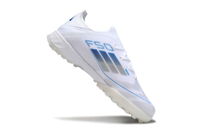 Adidas F50 Børn TF - White/Blue