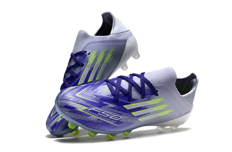 Adidas F50 أطفال FG - Purple/Volt