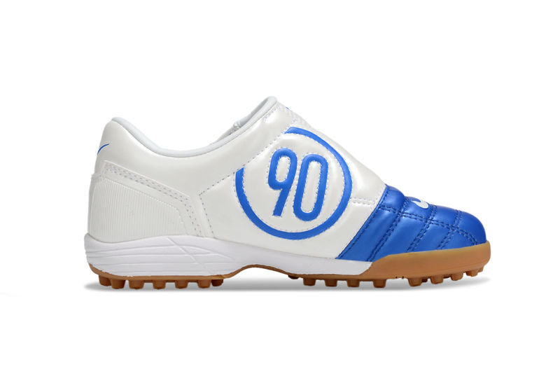 Nike Total 90 III أطفال TF - White/Blue