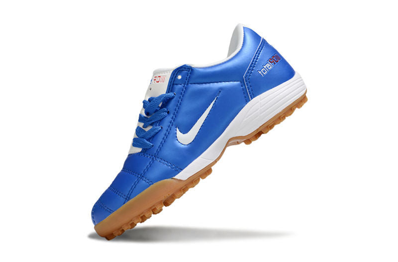 Nike Total 90 III أطفال TF - White/Blue