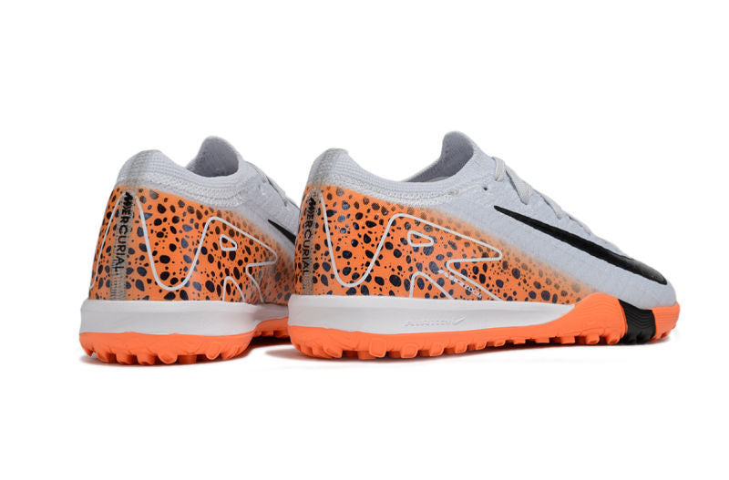 Nike Mercurial Vapor 16 Elite Bambino TF - White/Orange Leopard