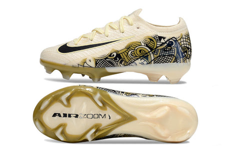 Nike Mercurial Vapor 16 Elite Enfant FG - Cream/Gold Graphic
