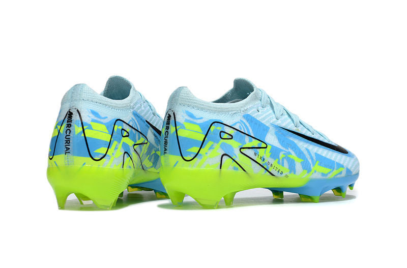 Nike Mercurial Vapor 16 Elite Børn FG - Light Blue/Volt