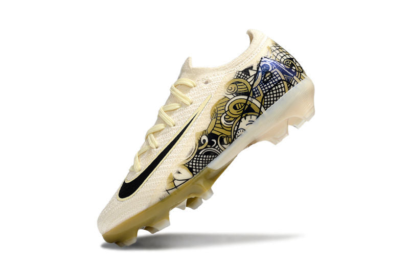 Nike Mercurial Vapor 16 Elite Enfant FG - Cream/Gold Graphic