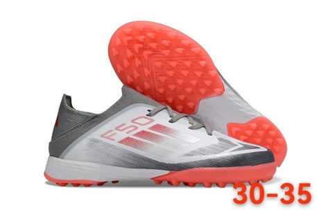 Adidas F50 Bambino TF - Silver/Red