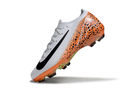 Nike Mercurial Vapor 16 Elite Enfant FG - White/Orange Leopard